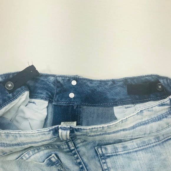 Mudd Girl's Size 16 Cuffed Short Denim Blue Jean Preowned - Picture 4 of 11